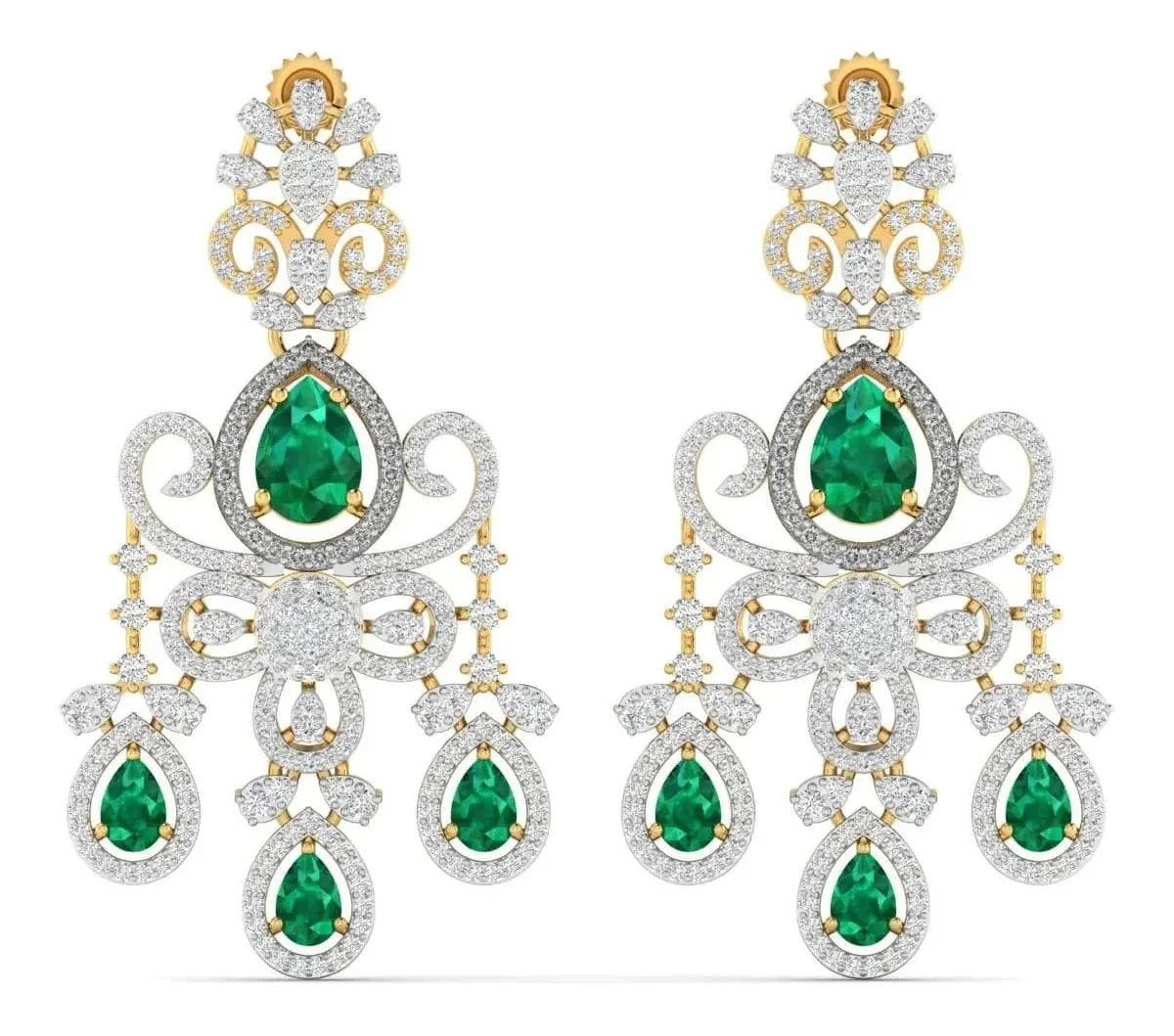 Chandelier Diamond Earrings