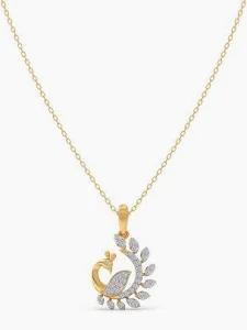 Peacock Diamond Pendant