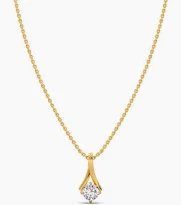 Teardrop Solitaire Pendant
